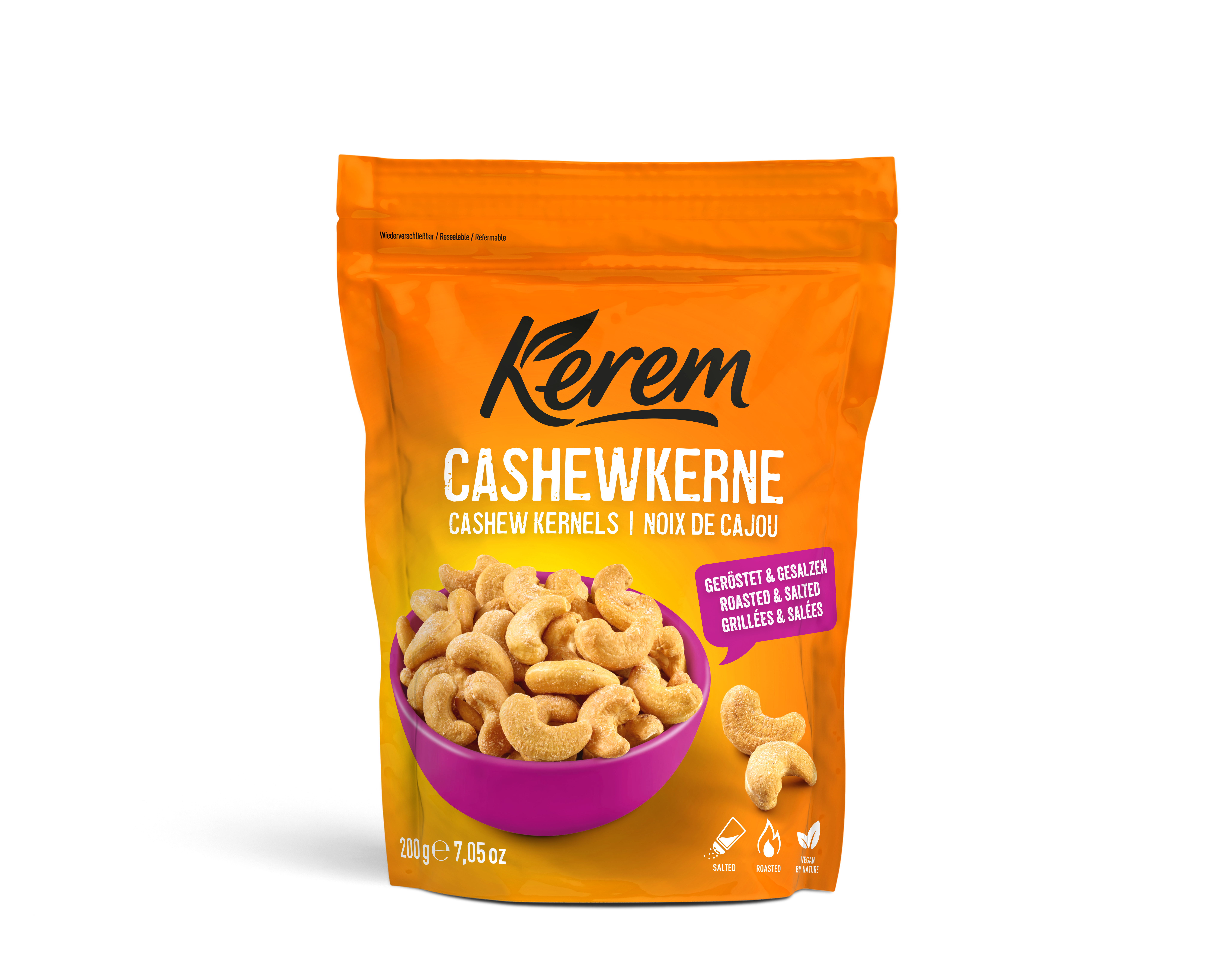 KEREM NUTS CASHEWKERNE-GERÖSTET